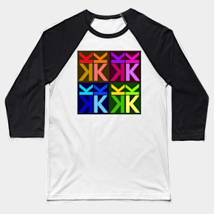 Letter K, the pattern 1 Baseball T-Shirt